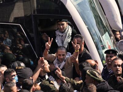 Γάζα: Δάκρυα χαράς για τους κρατούμενους...