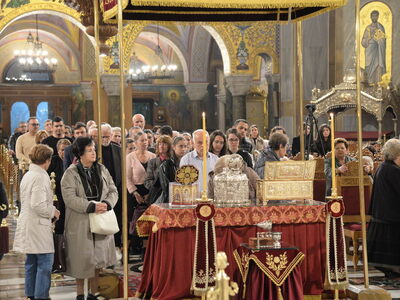 Εσπερινός για τους Αγίους των Πατρών και βράβευση των αριστούχων παιδιών - φωτό