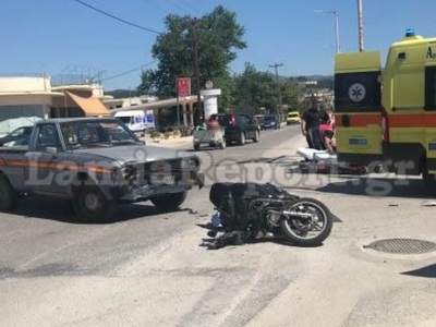 Λαμία: Η κάμερα κατέγραψε σοκαριστικό τρ...