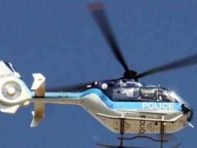 Λαβράκι έβγαλε το ελικόπτερο της ΕΛΑΣ πο...