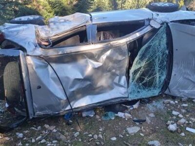 Κρυονέρια Ναυπακτίας: Τροχαίο για οικογέ...