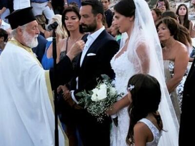 Ο γάμος Σάκη Τανιμανίδη - Χριστίνας Μπόμ...