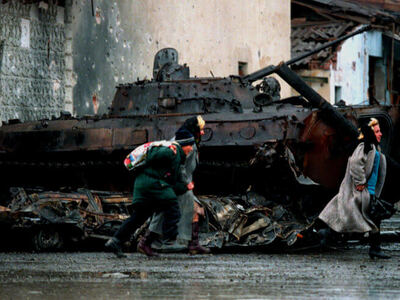 Γκρόζνι, Τσετσενία, 4 Ιανουαρίου 1995. Ά...