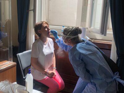 Η Χριστίνα Αλεξοπούλου για τα τεστ κορων...