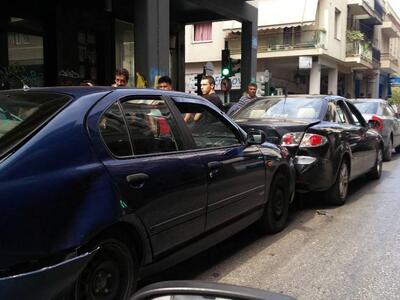 Πάτρα: Καραμπόλα στην Κορίνθου - ΔΕΙΤΕ ΦΩΤΟ