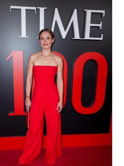 Κρίστεν Μπελ με Carolina Herrera