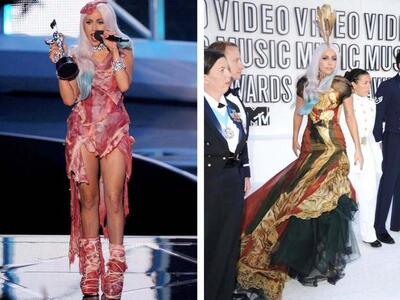 Lady Gaga. Στην πρώτο παραλμβάνει το βρα...