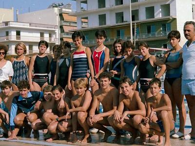 Με την κολυμβητική ομάδα του ΝΟΠ