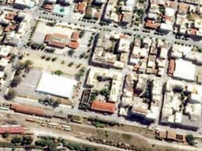 H περιοχή σήμερα. Αντί του ναού (και παραλίγο αεροδρομίου) αποκτήσαμε τελικά γήπεδο, λούνα-παρκ και εν τέλει σχολείο και σούπερ- μάρκετ