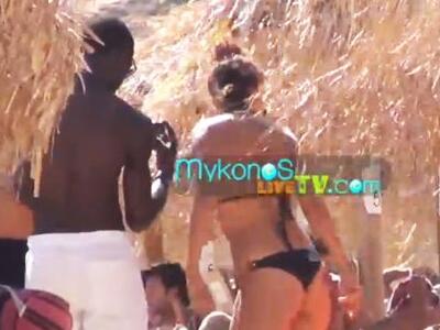 Μάγευσε η Ελένη Φουρέιρα τους Μυκονιάτες! ΒΙΝΤΕΟ 