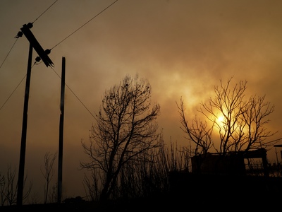 Ηλεία: Πύρινος εφιάλτης σε Δούκα και Μηλ...