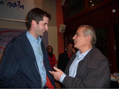 Επίσκεψη Κώστα Μπακογιάννη στο εκλογικό ...
