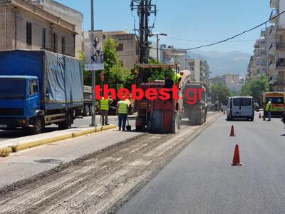 Νέος... δρόμος στην Ακτή Δυμαίων - Εργασ...