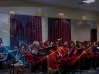 Οι μουσικοί της φιλαρμονική των Καλαβρύτ...