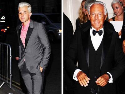 Mark Ronson και Georgio Armani