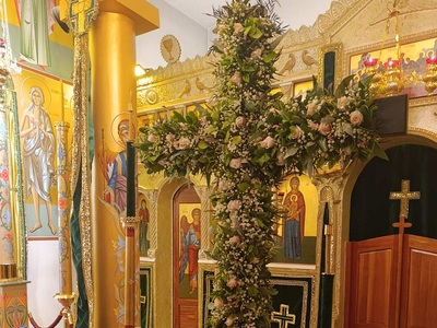 Λαμπρός ο εορτασμός στην Ιερά Μονή Τιμίο...