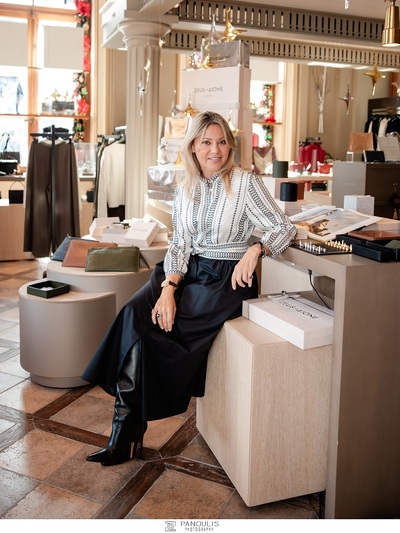 H Δήμητρα Κολοτούρα συνιδρύτρια και CEO του brand