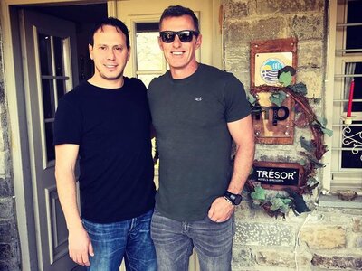  Μαζί Κώστας Κεντέρης και Γιώργος Παναγι...