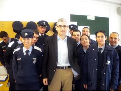 Ο Άγγελος Τσιγκρής στην Αστυνομική Ακαδη...