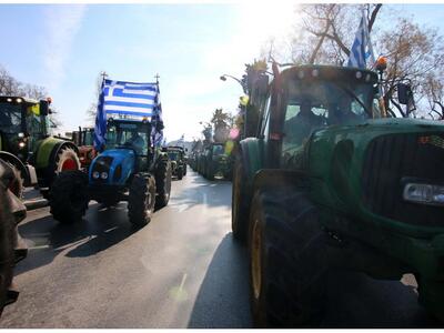 Πορεία αγροτών στην Θεσσαλονίκη - ΔΕΙΤΕ ΤΟ ΒΙΝΤΕΟ