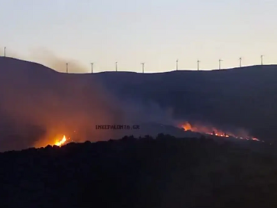 Φωτιά στην Κεφαλονιά: Μηνύματα του 112 γ...