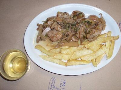 Ψαρονεφρι Μανιταρια και θυμαρι