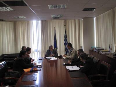 Συνάντηση Τ. Αποστολόπουλου με το σύνδεσ...