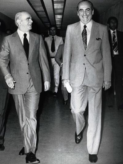 1978 - Με τον Κωνσταντίνο Καραμανλή.