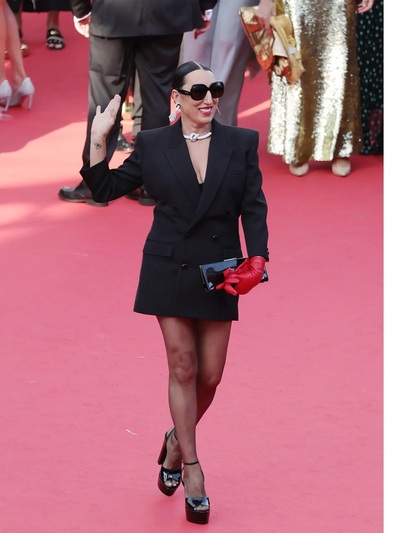 Ρόζι ντε Πάλμα με Saint Laurent