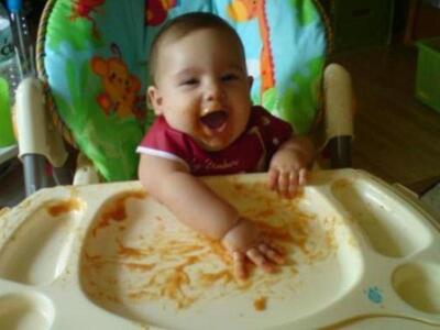 Μάθε από νωρίς το μωρό σoυ, να μην τρώει...