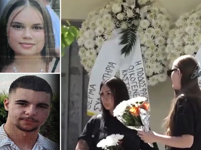 Καστοριά: Βαρύ πένθος στην κηδεία των δύ...