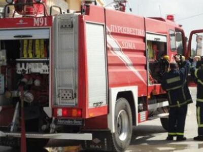 Πάτρα: Πυρκαγιά σε υπόγειο στην οδό Σαρανταπόρου