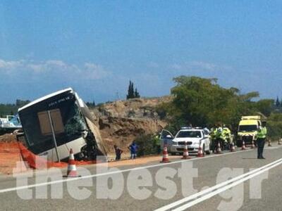 Αίγιο: Λεωφορείο του ΚΤΕΛ συγκρούσθηκε μ...