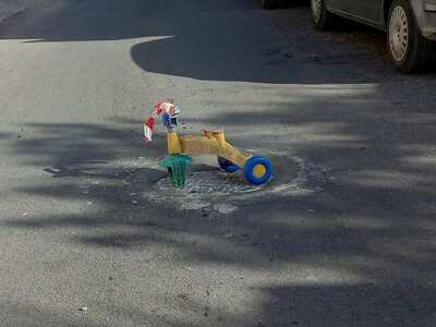 Πάτρα: Το είδαμε και αυτό - Οδική... σήμ...