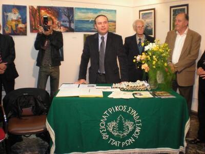 Ο Πρόεδρος του Φυσιολατρικού Παναγιώτης Ρηγόπουλος