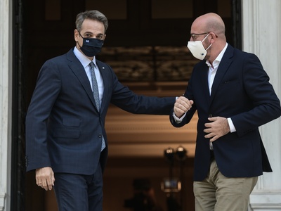 Live: Οι δηλώσεις Μητσοτάκη – Μισέλ