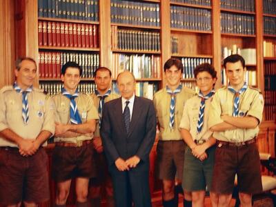 Φωτογραφία του Ιουλίου 2000: Ο ΠτΔ Κωνστ...