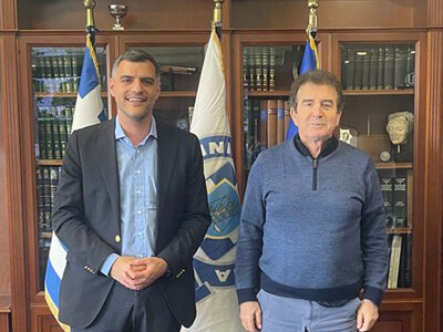 Συνάντηση πολιτευτή ΝΔ Αχαΐας Ανδρέα Τσώ...