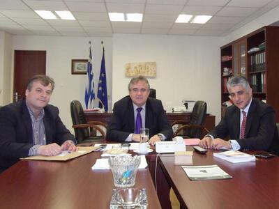 Συνάντηση Τ. Αποστολόπουλου με το Δήμαρχ...