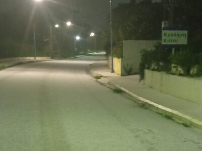 Χιόνισε στην Κυλλήνη