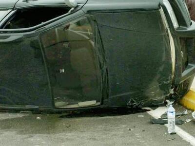 Πάτρα: Πήρε τούμπα το αυτοκίνητο, στην π...