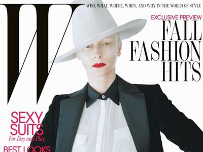 H Tilda Swinton στο εξώφυλλο του «W»!