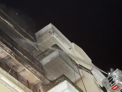 Πάτρα: Στις φλόγες διαμέρισμα τα ξημερώματα