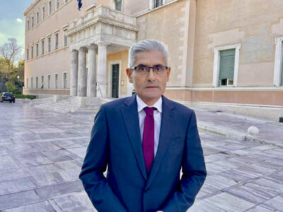 Ο Άγγελος Τσιγκρής στη Βουλή για προσει...