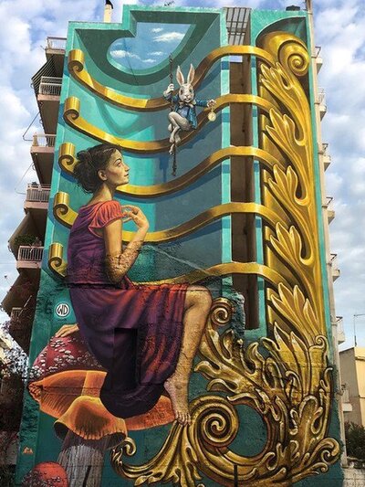 WD, ArtWalk3, 2018, Οδός Γούναρη