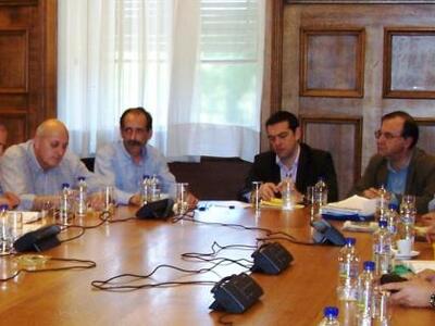 Ο Β. Χατζηλάμπρου στη συνάντηση του ΣΥΡΙ...