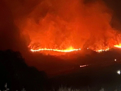 Φωτιά στο Αχλαδοχώρι Σερρών - Εστάλη μήν...