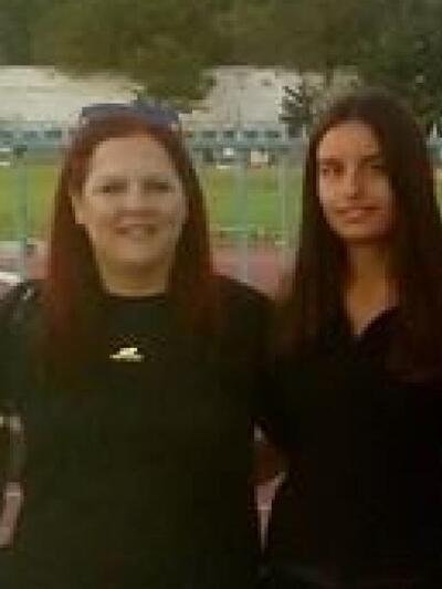 Με την Πολυτίμη Μαντά