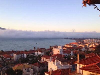 Ομίχλη στον Κορινθιακό ανοικτά της Ναυπάκτου !