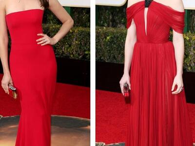 Ειμι Ρόσουμ με με λιτό στράπλες Armani, ...